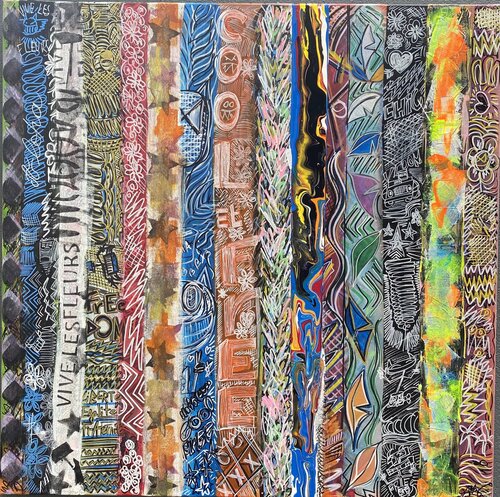 Vive les fleurs de SEB PAUL MICHEL, Pintura a la venta en Singulart