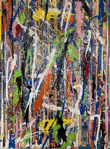 Vive les coolures et les fleurs di SEB PAUL MICHEL, Pittura in vendita su Singulart