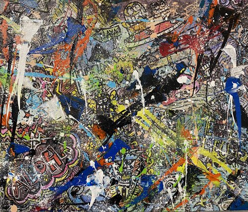 Vive les coolures et les fleurs di SEB PAUL MICHEL, Pittura in vendita su Singulart