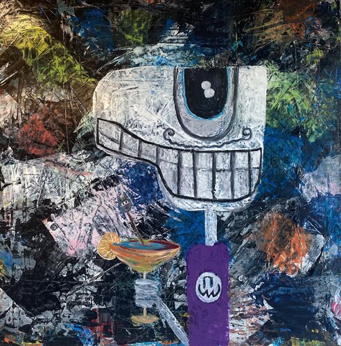 Vive les cocktails von SEB PAUL MICHEL, Malerei kaufen auf Singulart