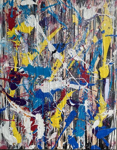 Vive les coolures, les fleurs et les palmiers de SEB PAUL MICHEL, Pintura a la venta en Singulart