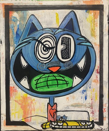 Vive les fleurs XXX von SEB PAUL MICHEL, Malerei kaufen auf Singulart