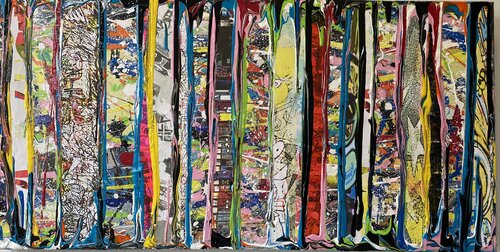 Vive les fleurs, les fleurs et les coolures de SEB PAUL MICHEL, Pintura a la venta en Singulart