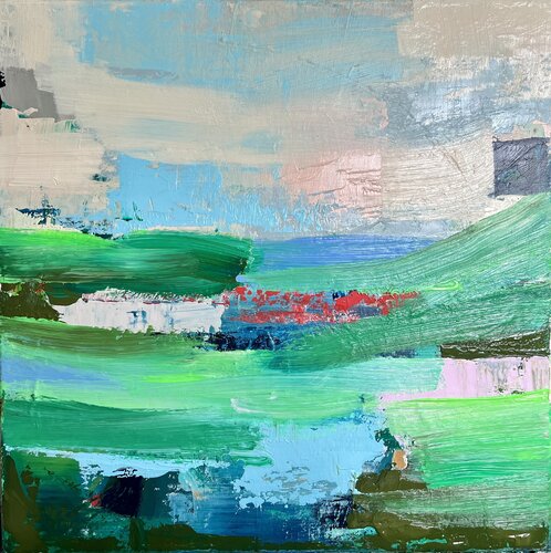 Green grass von Simmenz, Malerei kaufen auf Singulart