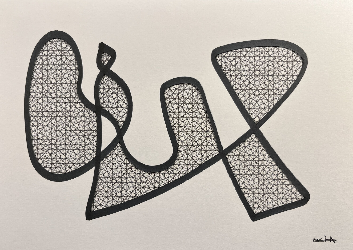 7Y CXX Mixed Media Unikat AKIRA MMXX Werk auf Papier zu verkaufen
