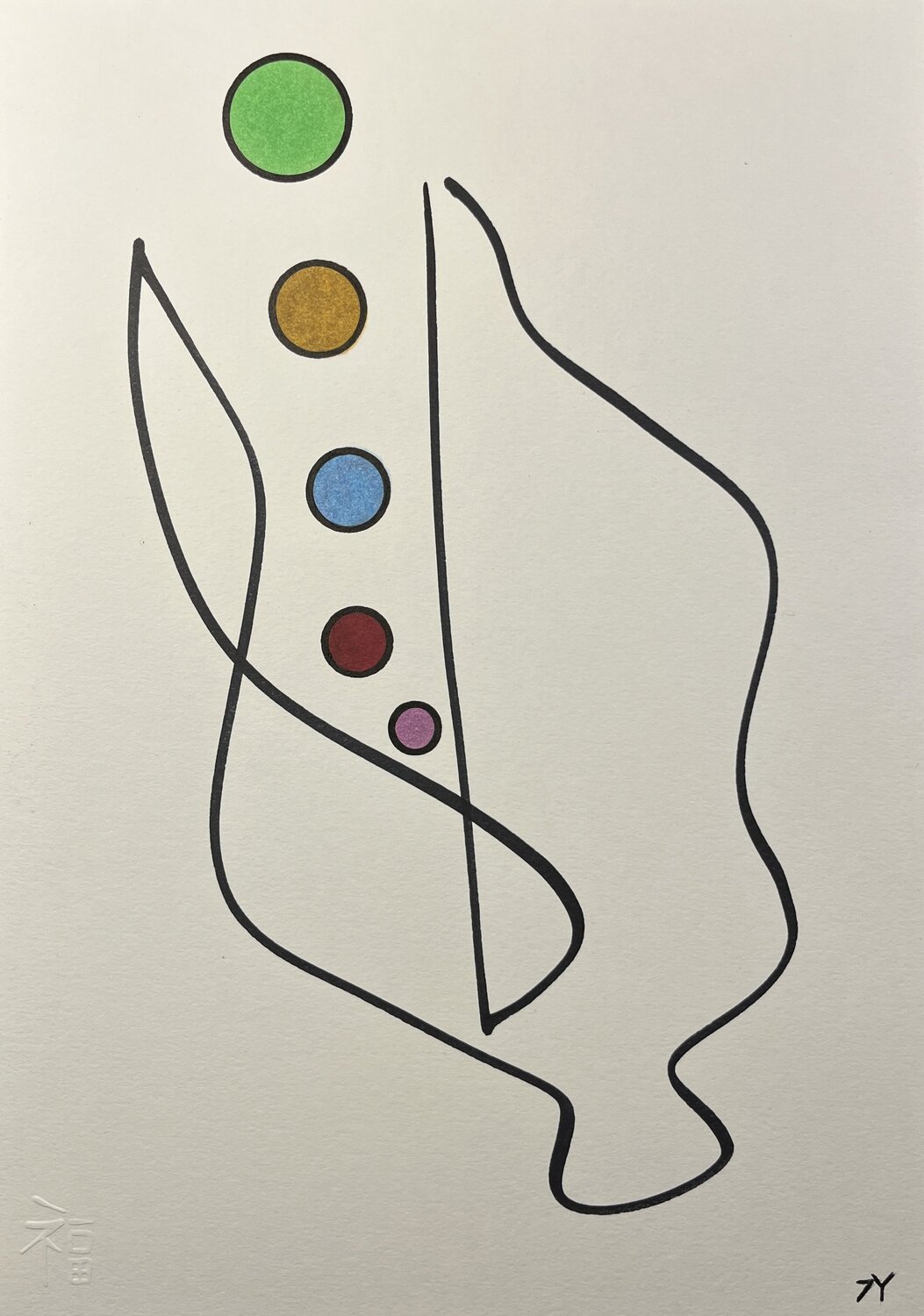 7Y VI II XXVIII.1 AKIRA MMXX Originalgemälde zu verkaufen