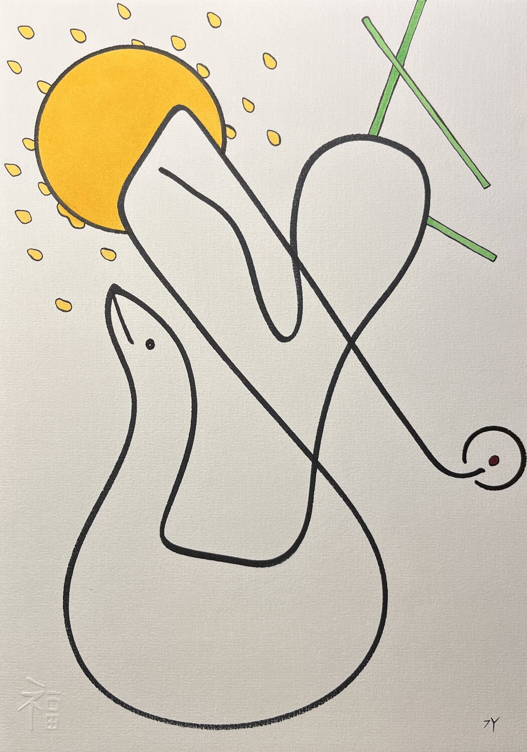 7Y VI VI XI.6 UNIKAT AKIRA MMXX Original painting for sale