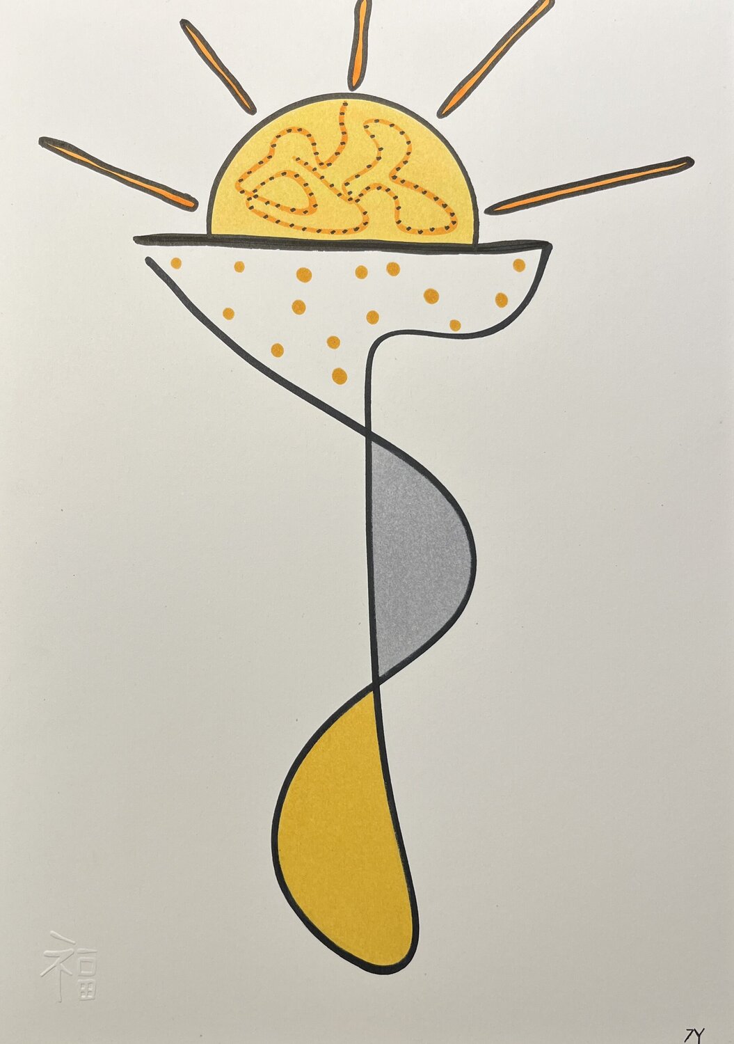 7Y VI VI XI.9 UNIKAT AKIRA MMXX Original painting for sale