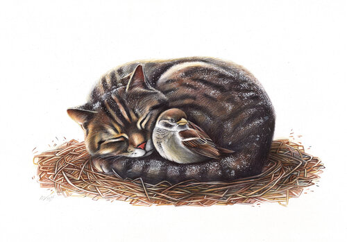 Trust de Daria Maier, Dibujo a la venta en Singulart