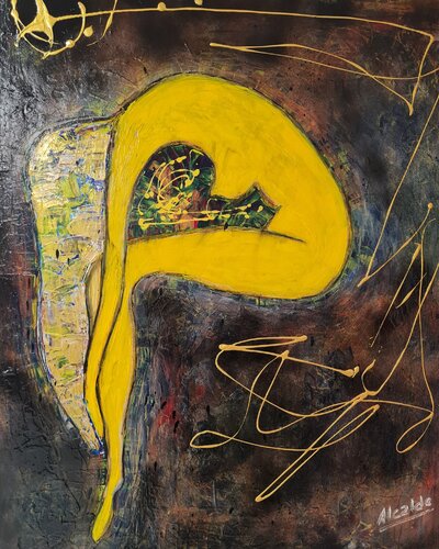 Languidez by Ángel Alcalde, Painting for Sale on Singulart