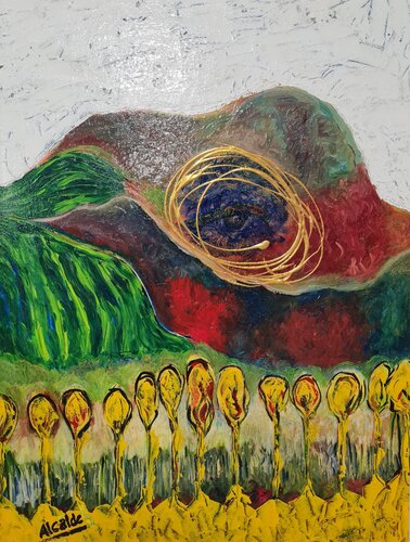Naturaleza 7 par Ángel Alcalde, Peinture en vente sur Singulart