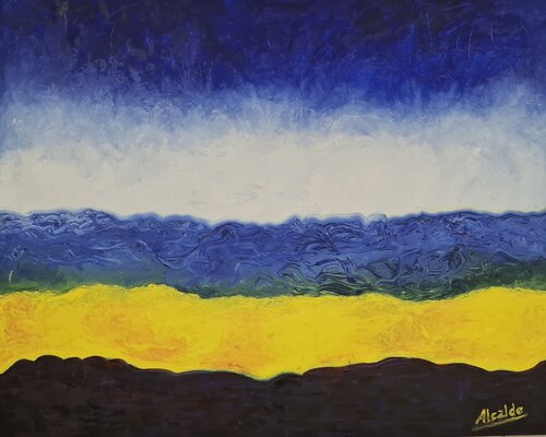 Coctel 4 by Ángel Alcalde, Painting for Sale on Singulart