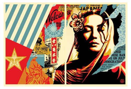 Welcome Visitors Shepard Fairey