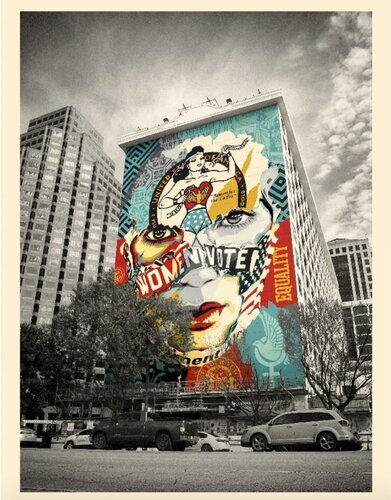 Beauty of Liberty and Equality par Shepard Fairey, Édition en vente sur Singulart