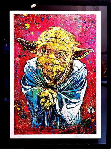 Master Yoda by C215, 인쇄 for Sale on Singulart