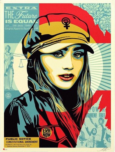 The future is equal by Shepard Fairey, Print for Sale on Singulart