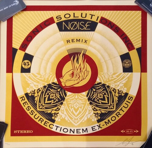 Resurrectionem ex-mortuis Noise remix Shepard Fairey