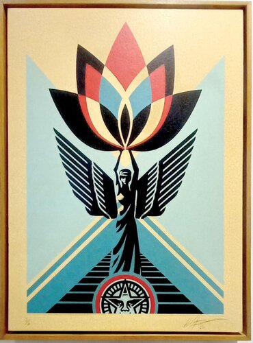 Lotus Angel 1/6 di Shepard Fairey, Pittura in vendita su Singulart