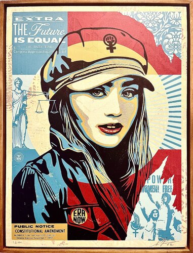 The future is equal von Shepard Fairey, Malerei kaufen auf Singulart