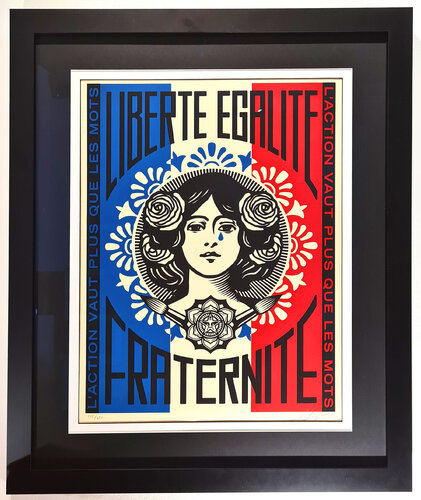 L'action vaut plus que les mots (Marianne pleure) by Shepard Fairey, Print for Sale on Singulart