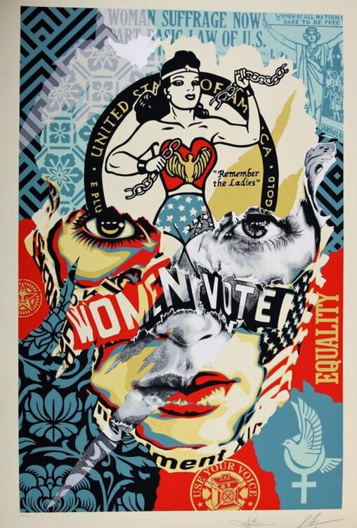 The Beauty of Liberty and Equality (with Shepard Fairey) Sandra Chevrier