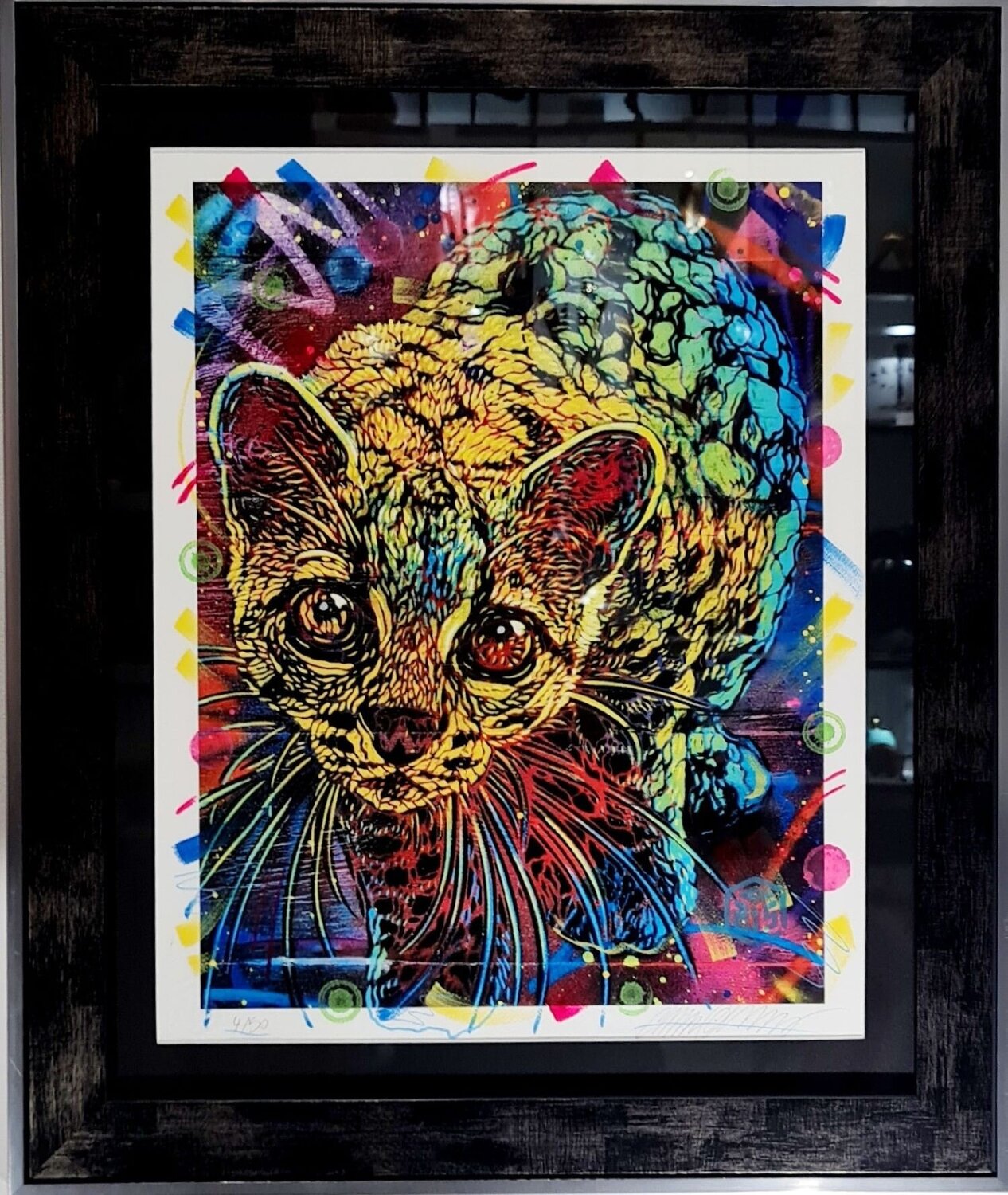 Margay (Réhaussée) C215 Work on Paper for sale