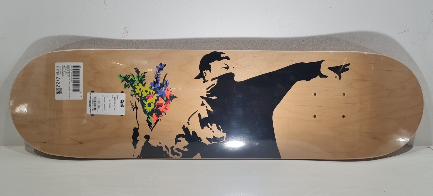 Skateboard Thrower Flower Banksy Altri media in vendita