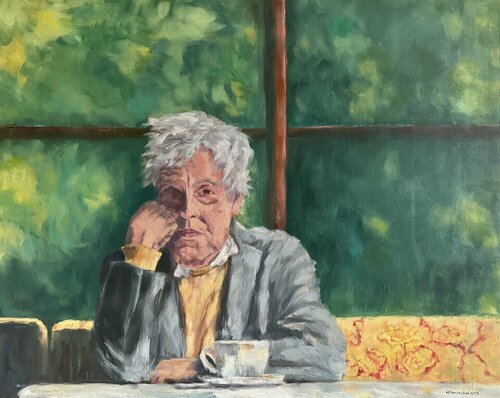 The Coffee Break di Christiane Bernreuther, Pittura in vendita su Singulart