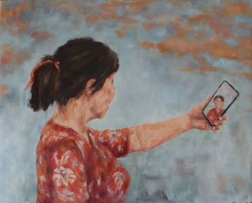 Brighton Beach von Christiane Bernreuther, Malerei kaufen auf Singulart