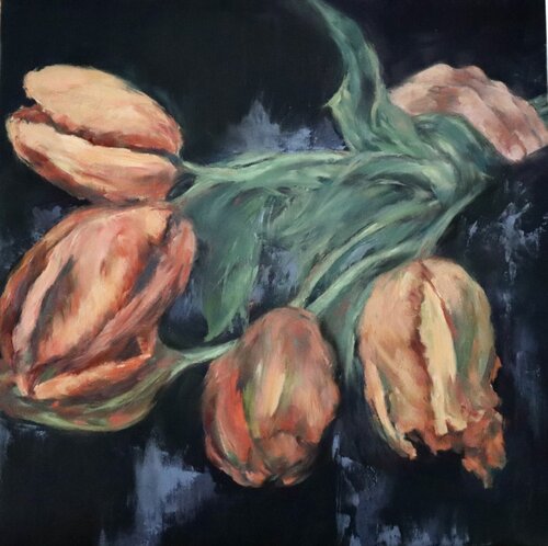 Tulips de Christiane Bernreuther, Pintura a la venta en Singulart