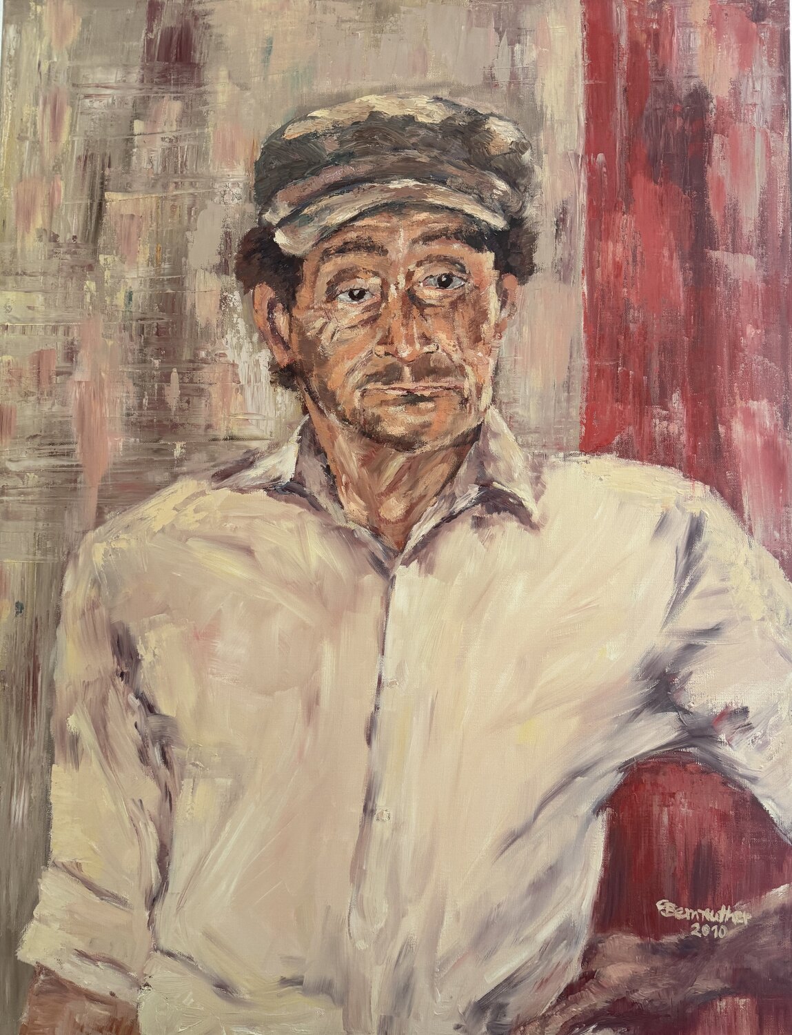 Fisherman From The Seychelles Christiane Bernreuther Originalgemälde zu verkaufen
