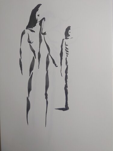 Beziehung van Georg Olliges, Tekening te koop op Singulart