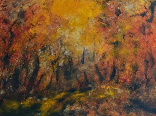 Herbstwald von Georg Olliges, Malerei kaufen auf Singulart