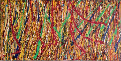 Goldene Sonne 5 von Ilir Osmani, Malerei kaufen auf Singulart