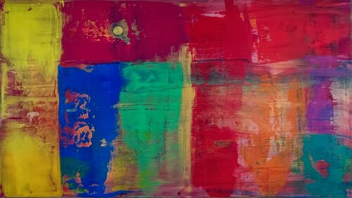 Goldene Sonne 14 von Ilir Osmani, Malerei kaufen auf Singulart