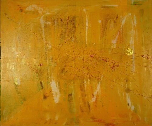 Goldene Sonne 16 von Ilir Osmani, Malerei kaufen auf Singulart