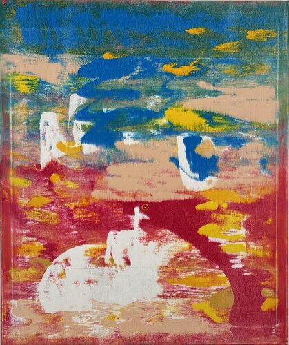 Goldene Sonne 17 von Ilir Osmani, Malerei kaufen auf Singulart