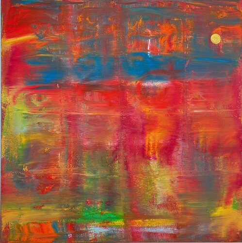 Goldene Sonne 24 von Ilir Osmani, Malerei kaufen auf Singulart