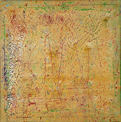 Goldene Sonne 27 von Ilir Osmani, Malerei kaufen auf Singulart
