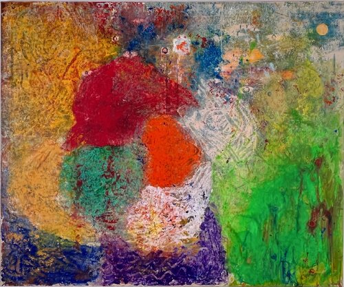 Goldene Sonne 31 von Ilir Osmani, Malerei kaufen auf Singulart