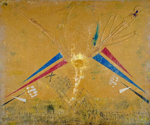 Goldene Sonne 32 von Ilir Osmani, Malerei kaufen auf Singulart