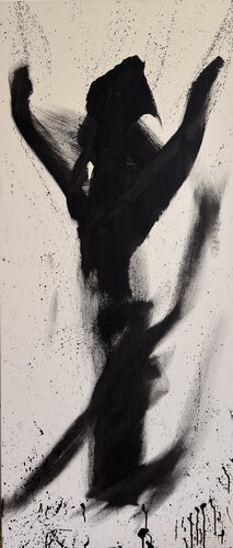 Stand Figure VII by Ilir Osmani, Painting for Sale on Singulart