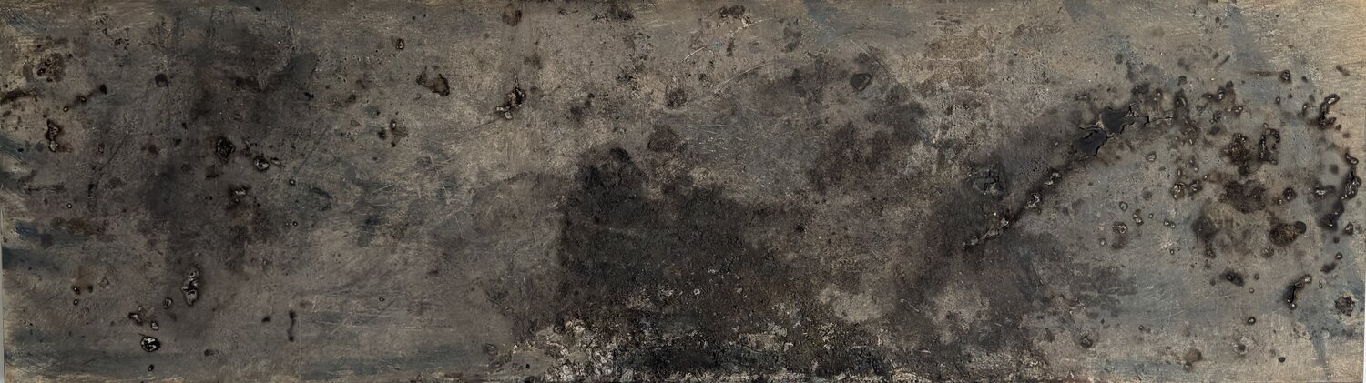 POST IGNEM I, Mixed Media auf Holz Ilir Osmani