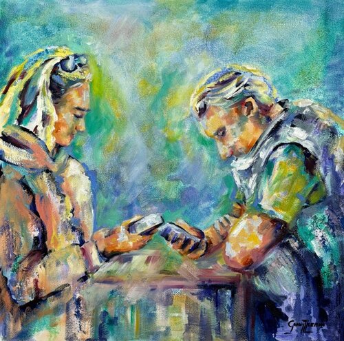 Digital Divide di Grady Zeeman, Pittura in vendita su Singulart