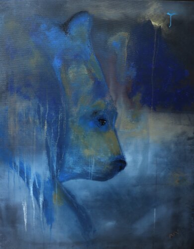 Ourse #2 de Morgane Lemaire, Pintura a la venta en Singulart