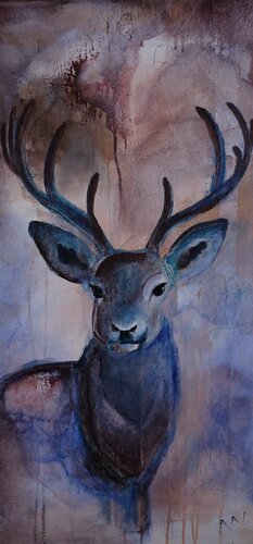 De poils et de bois #2 de Morgane Lemaire, Pintura a la venta en Singulart