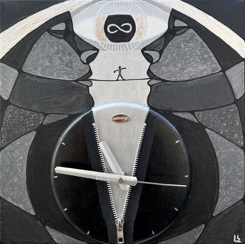 Equilibrium between past and future par Leah Larisa Bunshaft, Peinture en vente sur Singulart