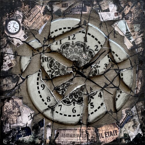 Broken time and lost moments von Leah Larisa Bunshaft, Malerei kaufen auf Singulart