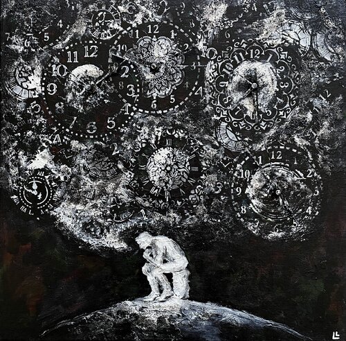 Indecision and Lost time by Leah Larisa Bunshaft, 회화 for Sale on Singulart