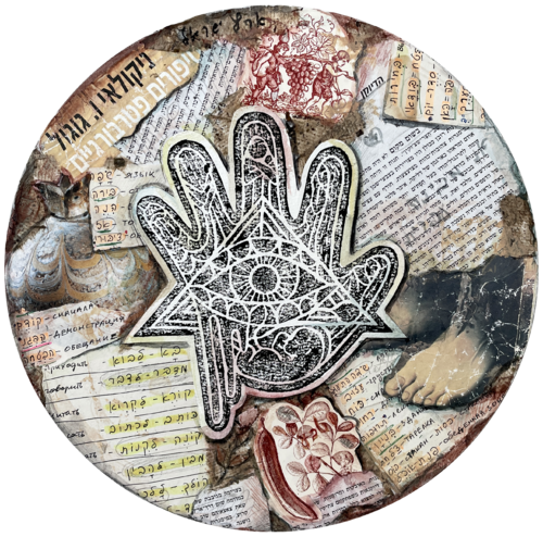 Rebirth collage art von Leah Larisa Bunshaft, Andere Medien kaufen auf Singulart